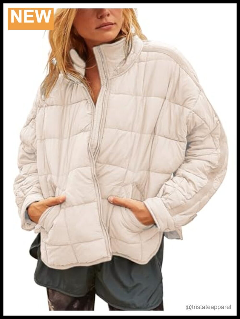 Women's Quilted Puffer Jacket Lightweight Packable Coat